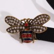 Alta gamma replica Cintura in pelle Queen Margaret nera 476452