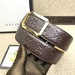 Qualità superiore replica Cintura in pelle Signature marrone 403941