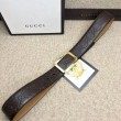 Qualità superiore replica Cintura in pelle Signature marrone 403941