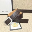 Qualità superiore replica Cintura in pelle Signature marrone 403941