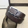 Qualità superiore replica Cintura in pelle Signature marrone 403941