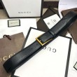 Cintura in pelle Signature nera 429028