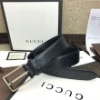 Cintura in pelle Signature nera 429028