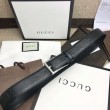 Cintura in pelle Signature nera 429028
