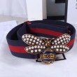Alta gamma replica Cintura Web con ape blu-rossa 453277