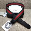 Cintura Web con fibbia G nera 411924