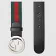 Cintura Web con fibbia G nera 411924