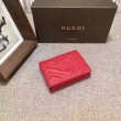Porta carte GG Marmont in rosso 443125