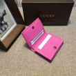 Portacarte GG Marmont in rosa 443125