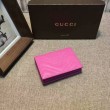 Portacarte GG Marmont in rosa 443125