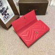Portafoglio GG Marmont continental rosso 443436