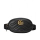 Riproduzione Fedele GG Marmont Matelasse Cinturino in pelle 476434 Nero imitazioni Replica Alta Qualità GG Marmont Matelasse Cinturino in pelle 476434 Nero