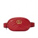 Riproduzione Fedele GG Marmont Matelasse Cinturino in pelle 476434 Rosso imitazioni Replica Alta Qualità GG Marmont Matelasse Cinturino in pelle 476434 Rosso