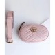 Riproduzione Fedele GG Marmont Matelasse Cinturino in pelle 476434 Rosa imitazioni Replica Alta Qualità GG Marmont Matelasse Cinturino in pelle 476434 Rosa