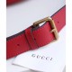 Riproduzione Fedele GG Marmont Matelasse Cinturino in pelle 476434 Rosso imitazioni Replica Alta Qualità GG Marmont Matelasse Cinturino in pelle 476434 Rosso