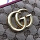 Cloni Firmate Borsa a tracolla GG Marmont piccola 447632 Rossa imitazioni
