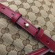 Cloni Firmate Borsa a tracolla GG Marmont piccola 447632 Rossa imitazioni