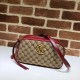 Cloni Firmate Borsa a tracolla GG Marmont piccola 447632 Rossa imitazioni