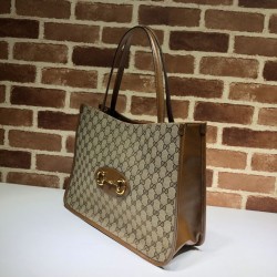 Borsa tote media 1955 Horsebit 623694 marrone Dupe Perfetta Cloni Firmate Borsa tote media 1955 Horsebit 623694 marrone imitazioni