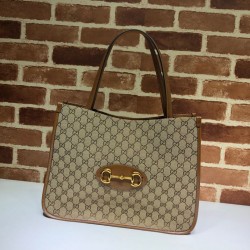 Cloni Firmate Borsa tote media 1955 Horsebit 623694 marrone imitazioni