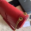 Borse Replica liscia media YSL Saint Laurent Niki rossa