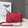 Borsa mini GG Marmont Matelasse 443497 rossa