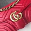 Borsa mini GG Marmont Matelasse 443497 rossa