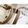 Borsa Replica 1:1 shopping Deauville con logo Pearl A66941 Beige Borsa Replica 1:1 shopping Deauville con logo Pearl A66941 Beige