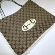 Borsa tote media 1955 Horsebit 623694 bianca