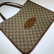 Borsa tote media 1955 Horsebit 623694 marrone