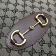 Borsa tote media 1955 Horsebit 623694 marrone