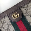 Borse Firmate Replica tote media Ophidia GG 631685 caffè