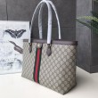 Borse Firmate Replica tote media Ophidia GG 631685 caffè