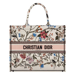 Christian Dior The Book Tote Bag Bianco