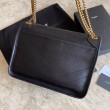 Dettagli perfetti Borsa liscia media nera YSL Saint Laurent Niki