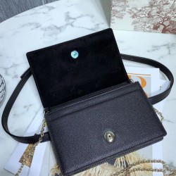 Pochette 2 in 1 di vitello Montaigne Christian Dior 30 nera Dupe Perfetta Cloni Firmate Pochette 2 in 1 di vitello Montaigne Christian Dior 30 nera imitazioni