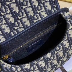Borsa Christian Dior Small Dior Bobby Blu scuro Dupe Perfetta Cloni Firmate Borsa Christian Dior Small Dior Bobby Blu scuro imitazioni