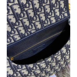 Replica Perfetta Christian Dior Medium Dior Bobby Blu scuro Replica Perfetta Christian Dior Medium Dior Bobby Blu scuro