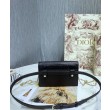 Pochette 2 in 1 di vitello Montaigne Christian Dior 30 nera
