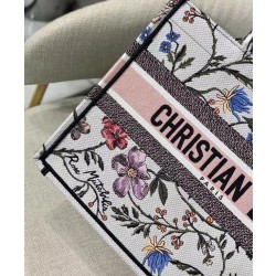 Tote per libri Christian Dior piccola Dior bianca