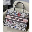 Tote per libri Christian Dior piccola Dior bianca