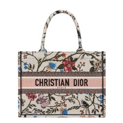 Tote per libri Christian Dior piccola Dior bianca