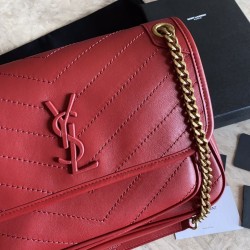 Borse Replica liscia media YSL Saint Laurent Niki rossa Dupe Perfetta Cloni Firmate Borse Replica liscia media YSL Saint Laurent Niki rossa imitazioni