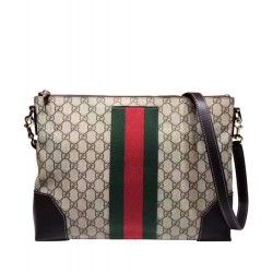 Replica Alta Qualità GG Supreme Messenger 474139 Caffè