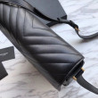 Replica Perfetta a tracolla YSL Saint Laurent Joan trapuntata Y nera Replica Perfetta a tracolla YSL Saint Laurent Joan trapuntata Y nera