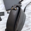 Replica Perfetta a tracolla YSL Saint Laurent Joan trapuntata Y nera Replica Perfetta a tracolla YSL Saint Laurent Joan trapuntata Y nera