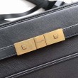 Borsa a tracolla YSL Saint Laurent Medium Manhattan nera
