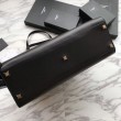 Borsa a tracolla YSL Saint Laurent Medium Manhattan nera