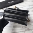 Imitazioni borse griffate YSL Saint Laurent Sunset Medium liscia oro nero