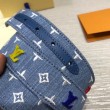 Pari all'originale replica Cintura New Wave 35mm Monogram Denim M0146U